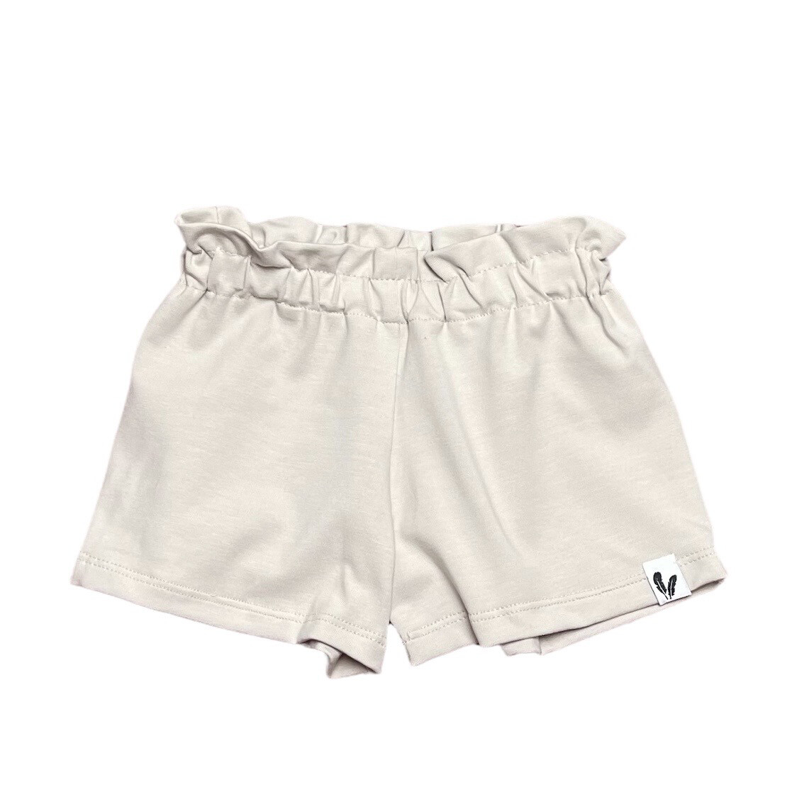 Baby Culotte Short Feathers - Beige
