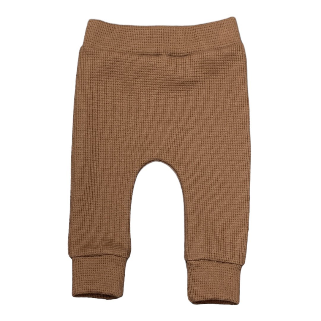 Newborn Jogger Wafelstof Feathers - Bruin