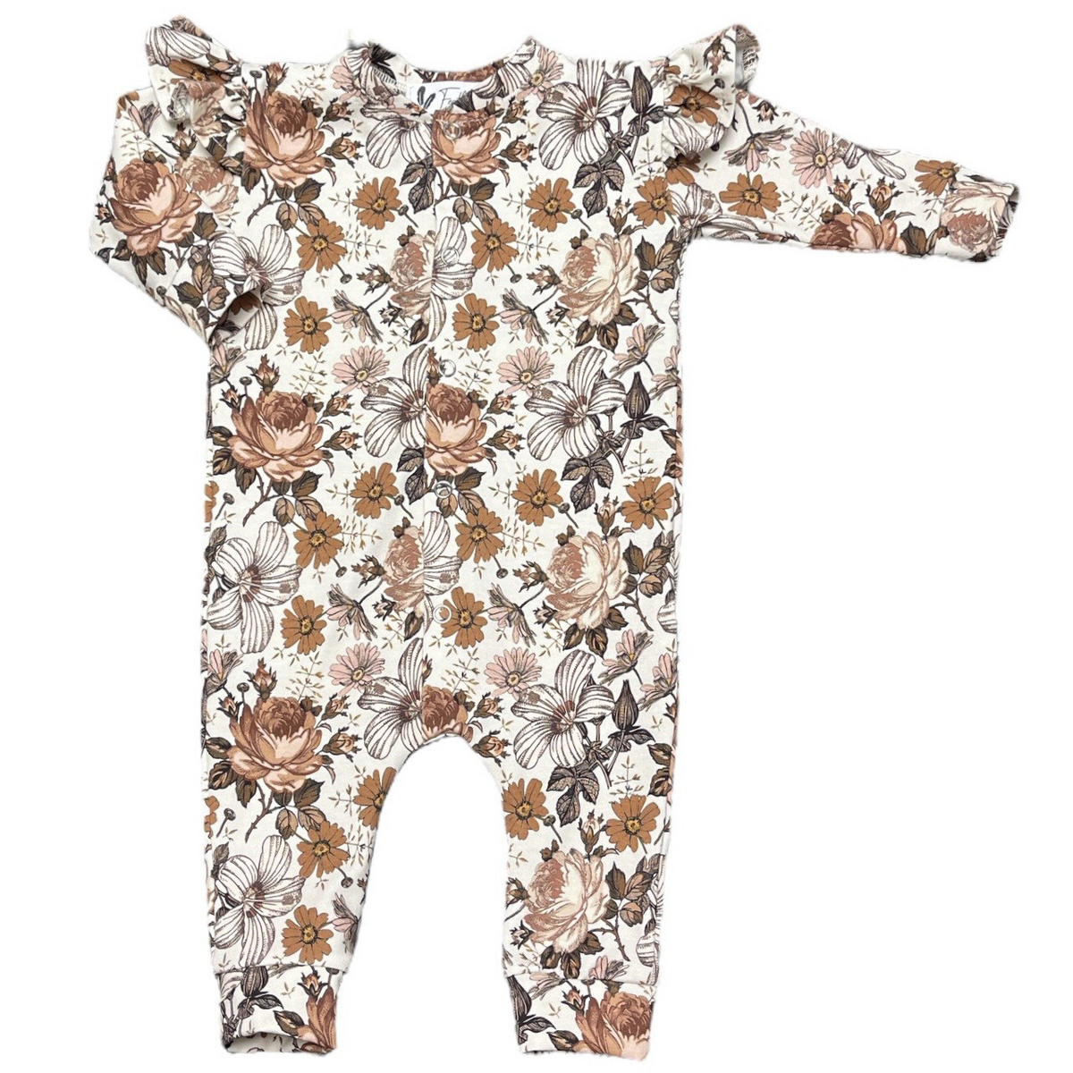 Baby Boxpakje Ruches Feathers - Engelse Tuin Bruin