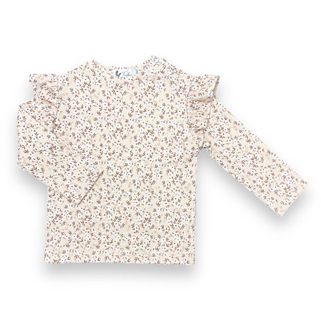 Baby Longsleeve Ruches Feathers - Bloemenzee