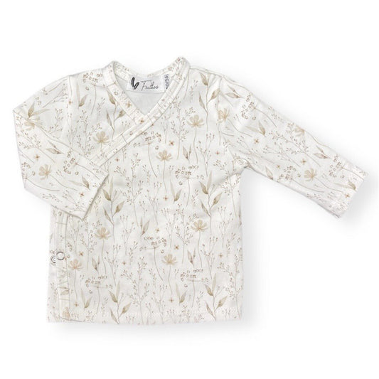 Baby Overslagshirtje Feathers - Bloemen en Blaadjes