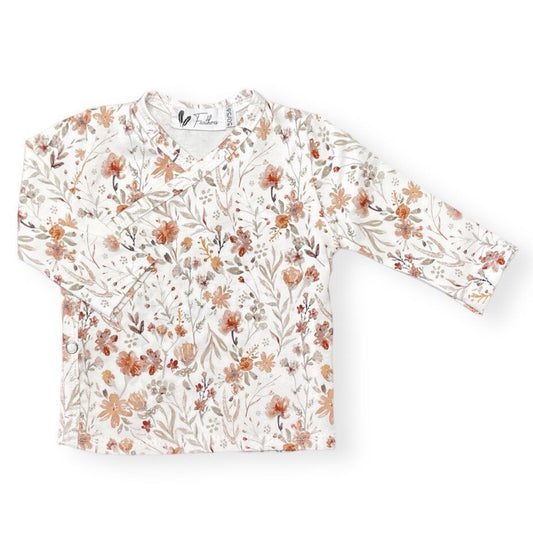 Baby Overslagshirtje Feathers - Waterbloemen