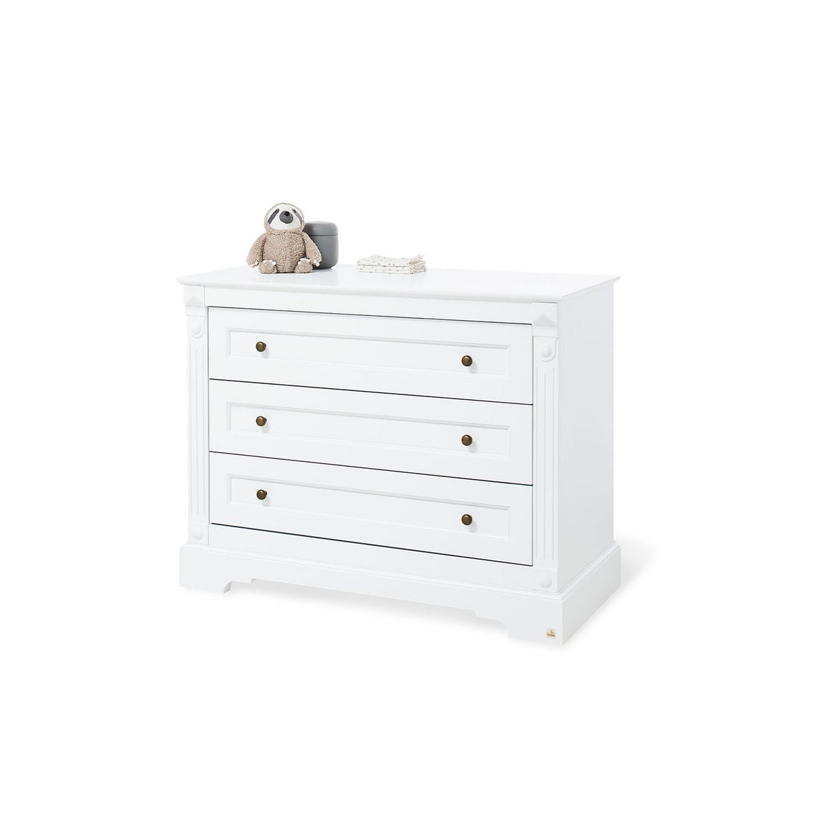 Kinderkamer "Emilia" brede incl. muurplank, 3 delen