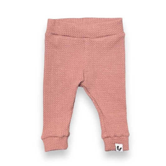 Newborn Broekje Kabelstructuur Feathers - Oudroze