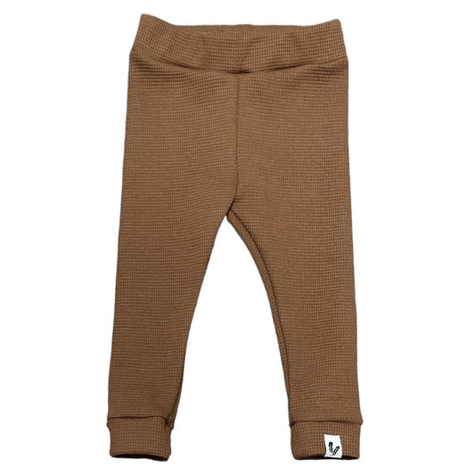 Baby Broekje Wafelstof Feathers - Bruin