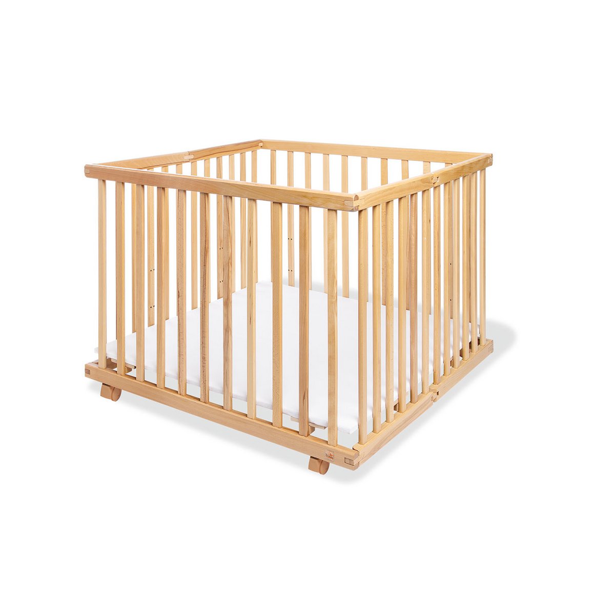 Playpen "lexus" groot, opvouwbaar, helder gelakt