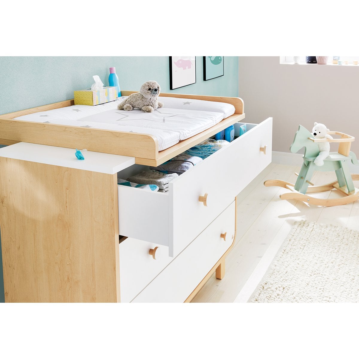 Kinderkamer "ronde" brede, 2 delen