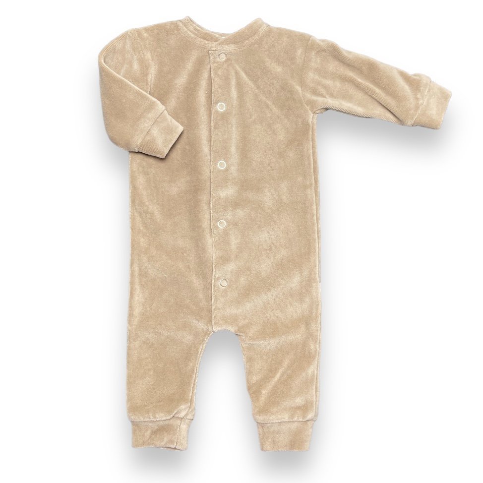 Baby Boxpakje Nicky Velours Feathers - Donkerbeige
