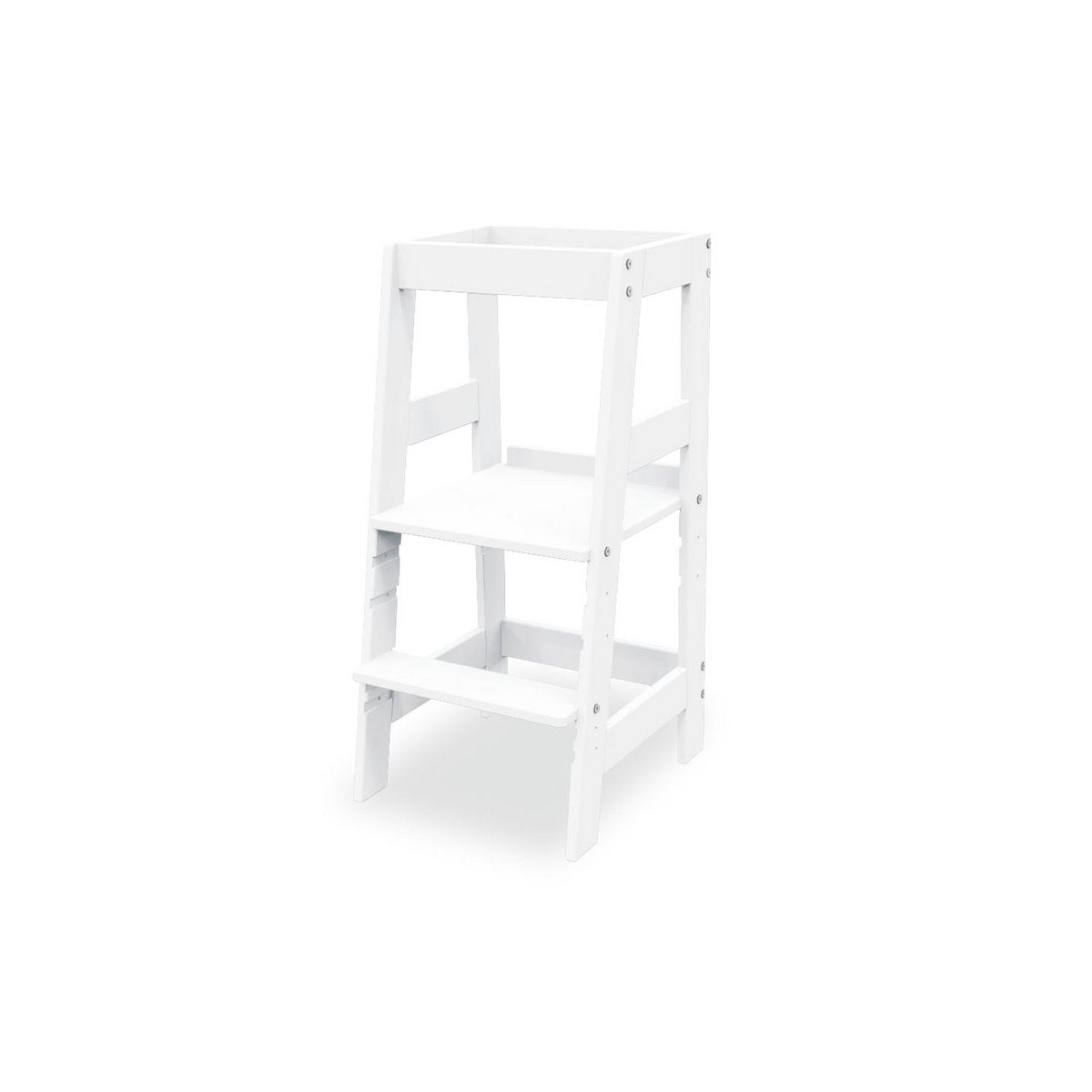 Leer Tower "Fino", wit gelakt
