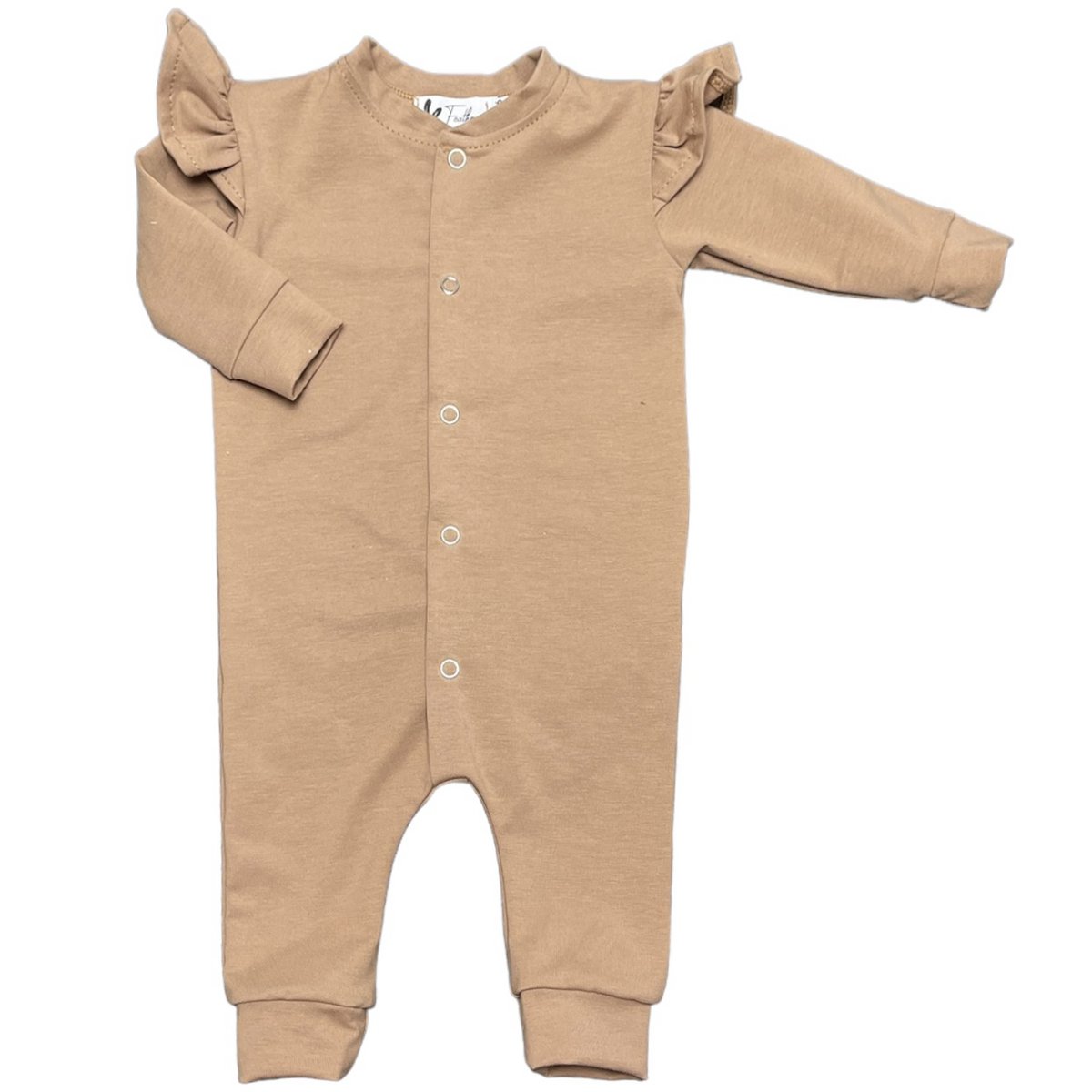 Baby Boxpakje Ruches Effen Feathers - Cacao