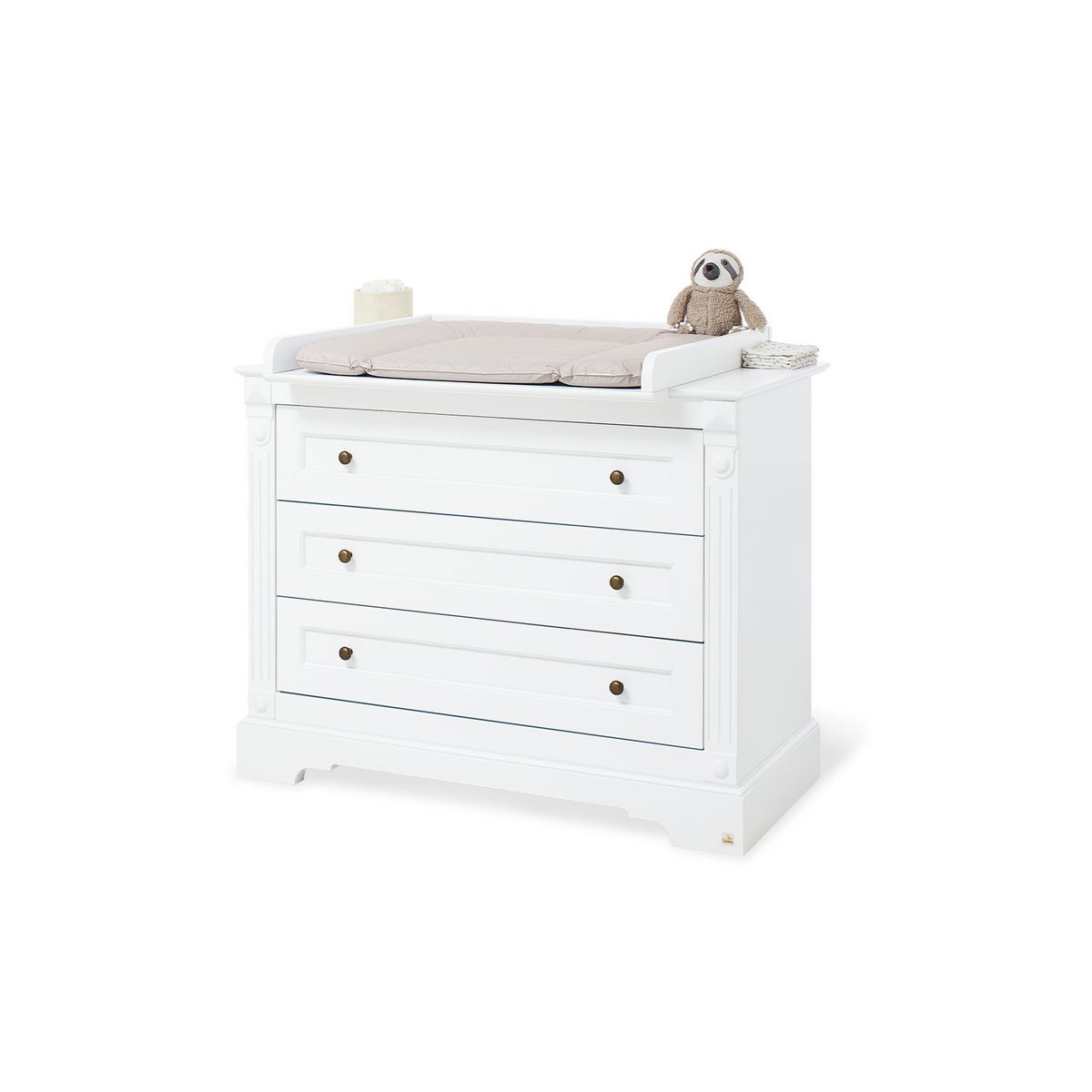 Kinderkamer "Emilia" brede grote incl. muurplank, 4 delen