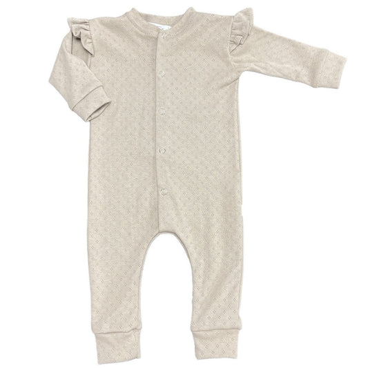 Baby Boxpakje Ruches Pointelle Feathers - Donkerbeige