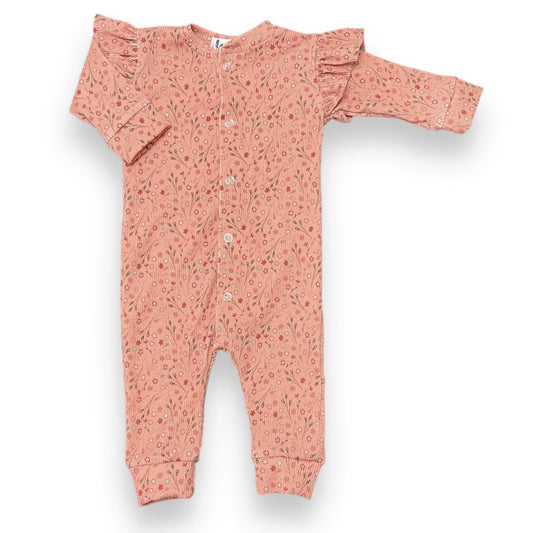 Baby Boxpakje Ruches Feathers - Roestbruine Bloemen