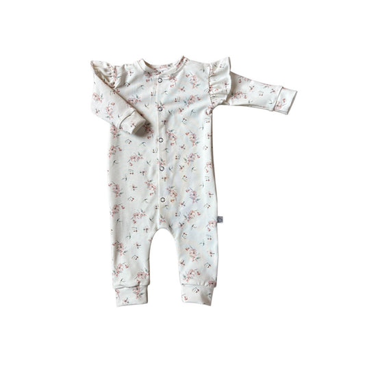 Baby Boxpakje Ruches Feathers - Kersenbloesem
