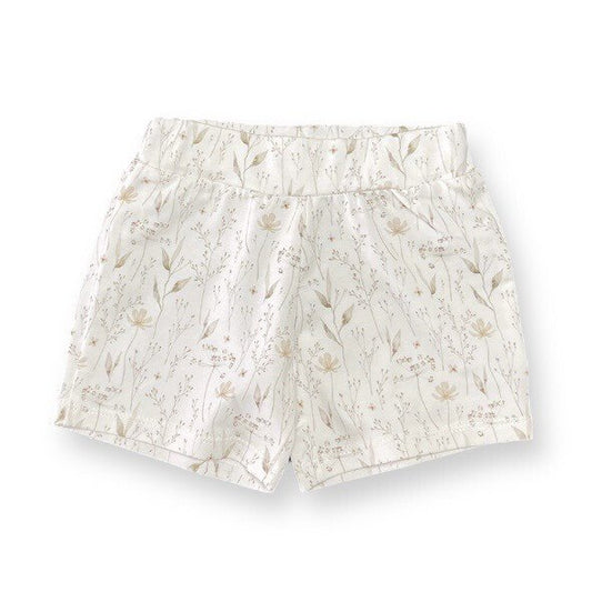 Baby Short Bloemen en Blaadjes Feathers - Wit