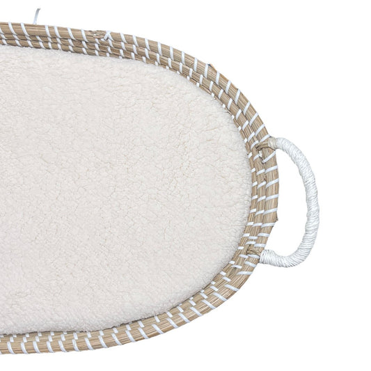 Matrashoes Mozesmand en Verschoonmand Teddy Feathers - Naturel