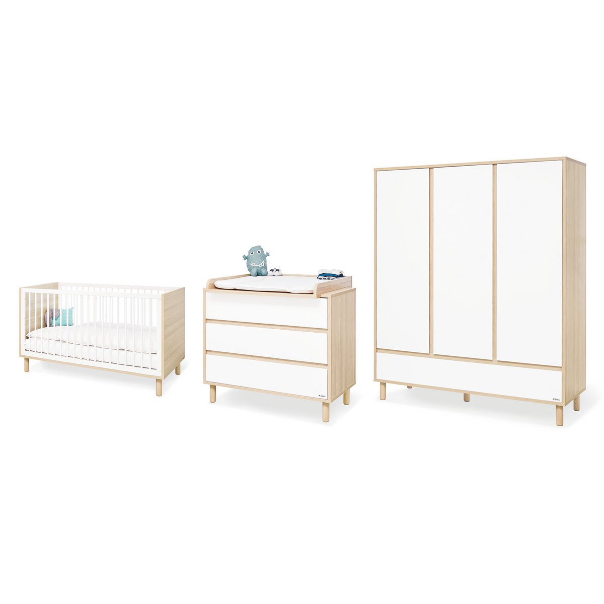 Kinderkamer "flow" brede grote, 3 delen