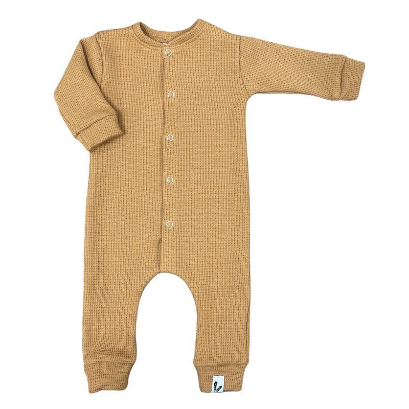 Baby Boxpakje Wafelstof Feathers - Camel
