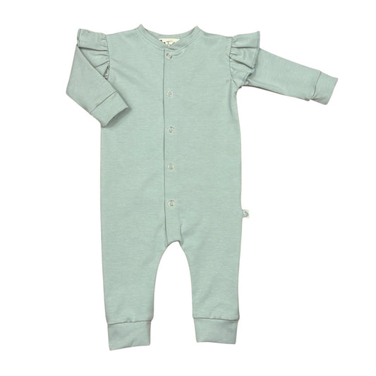 Baby Boxpakje Ruches Jersey Feathers - Stoffig Groen