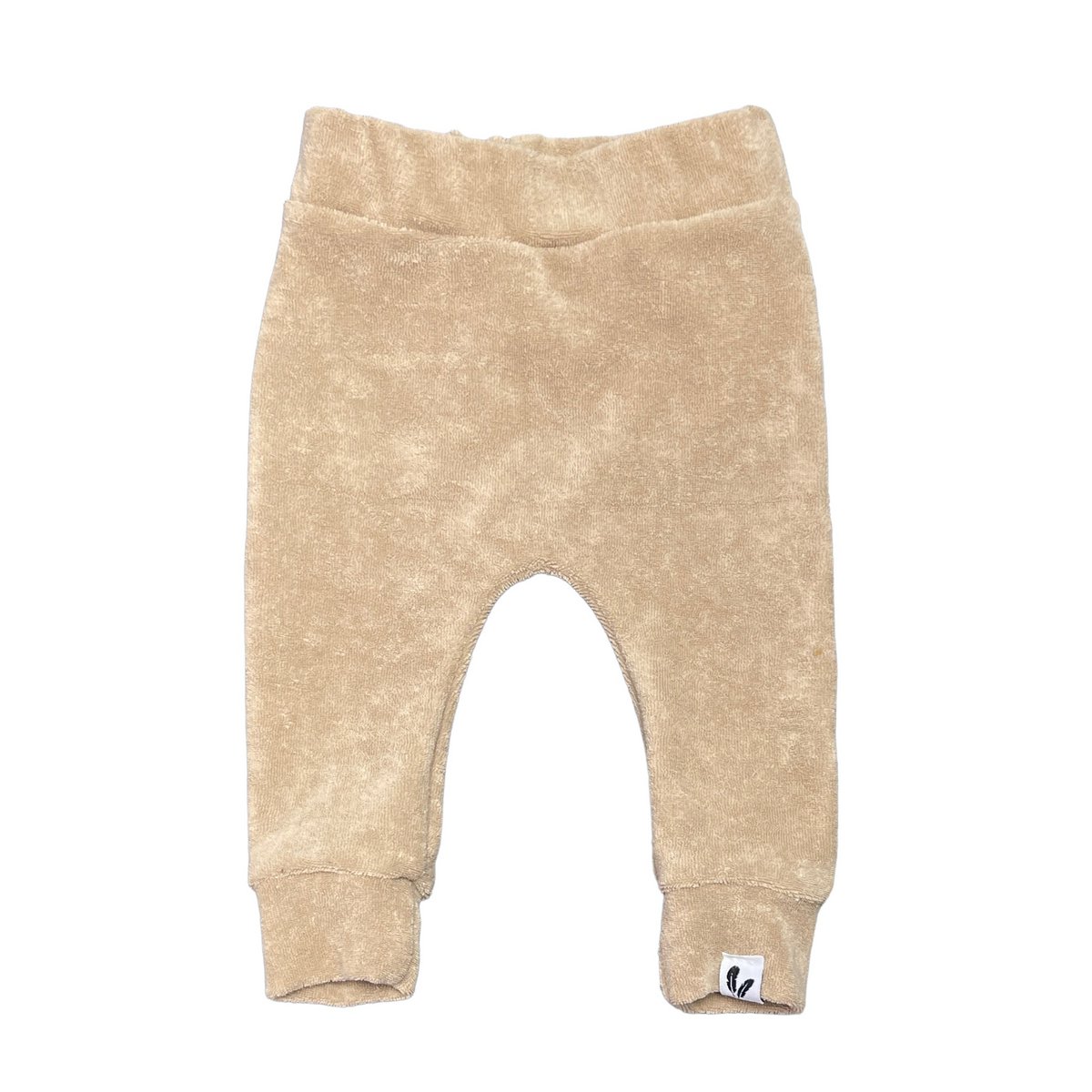 Newborn Jogger Badstof Feathers - Zand (maat 44 t/m 68)