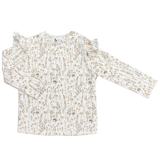 Baby Longsleeve Ruches Feathers - Gedroogde Bloemen