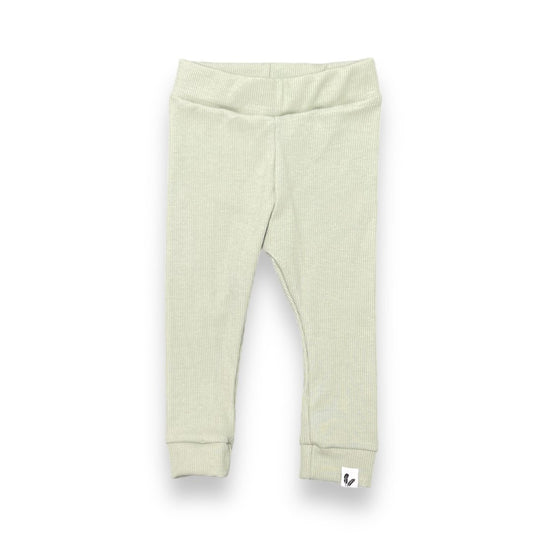 Baby Broekje Rib Feathers - Stoffig Groen