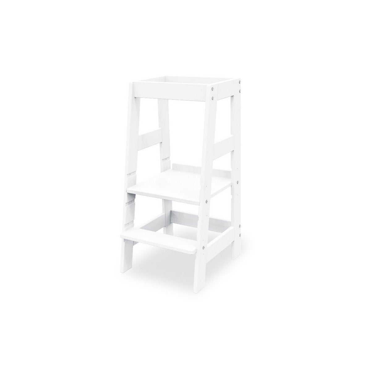 Leer Tower "Fino", wit gelakt