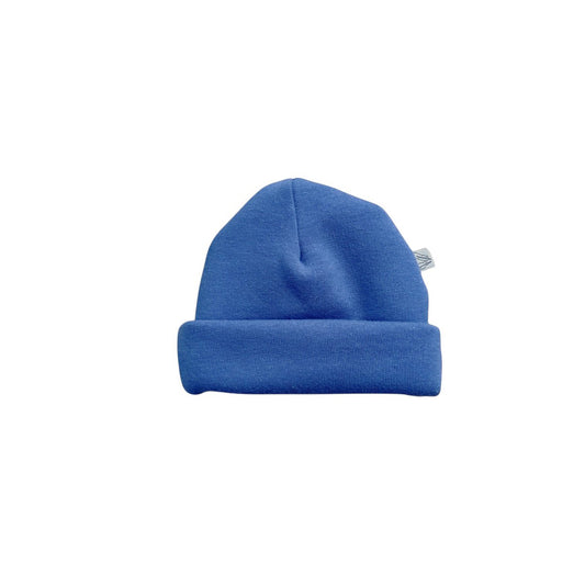 Babymutsje Joggingstof Feathers - Donkerblauw