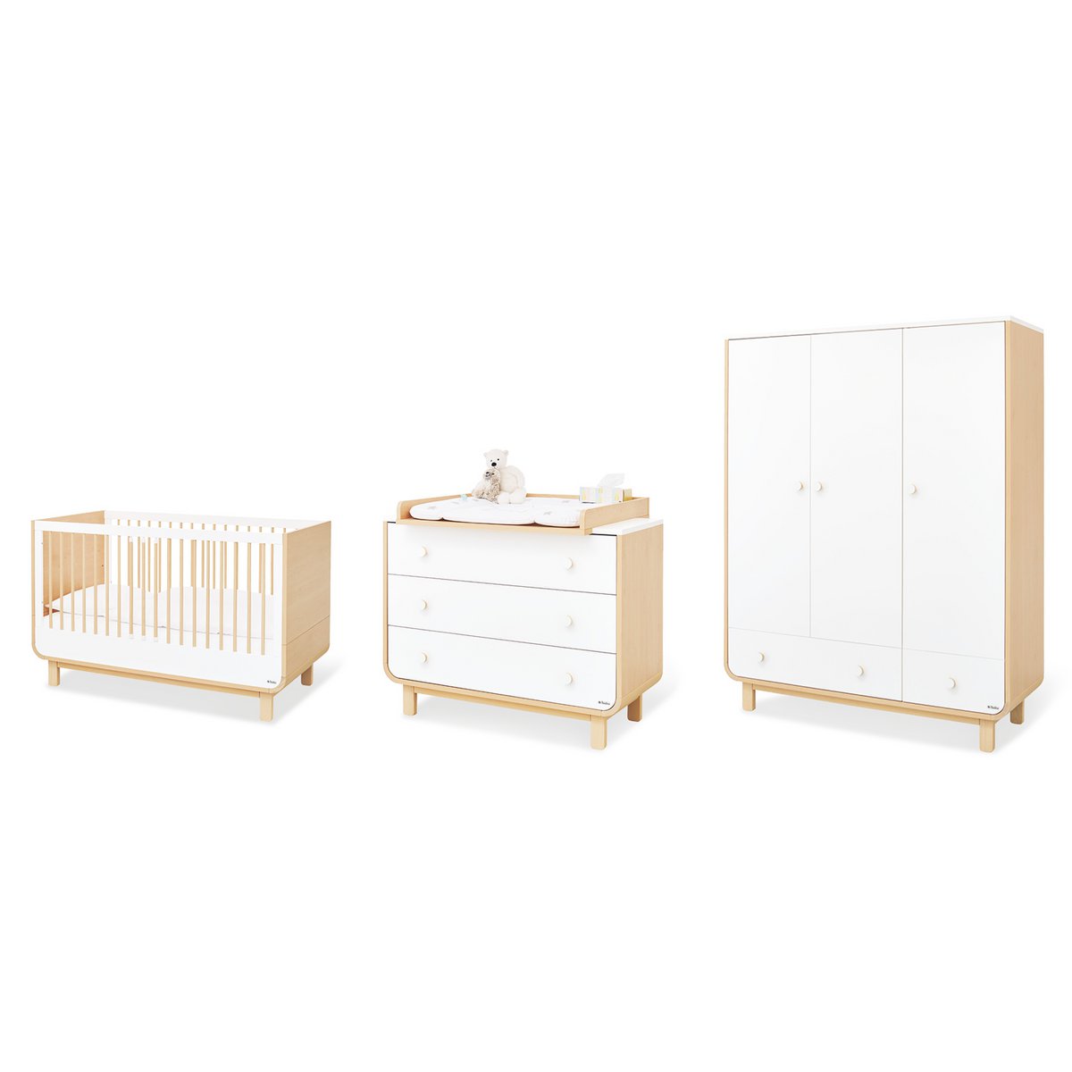Kinderkamer "ronde" brede grote, 3 delen
