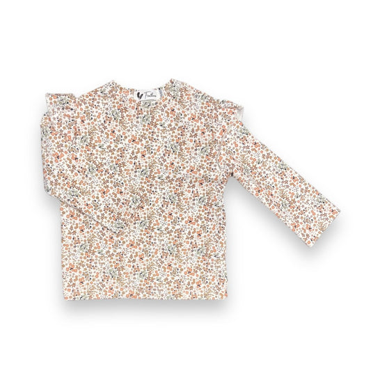 Baby Longsleeve Ruches Feathers - Bloemetjes