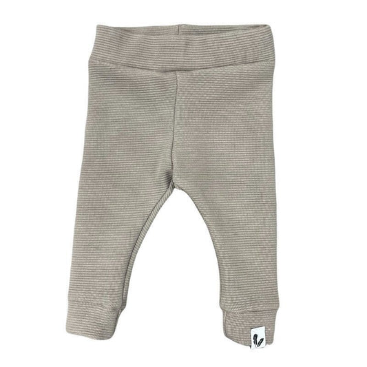 Baby Broekje Rib Feathers - Taupe