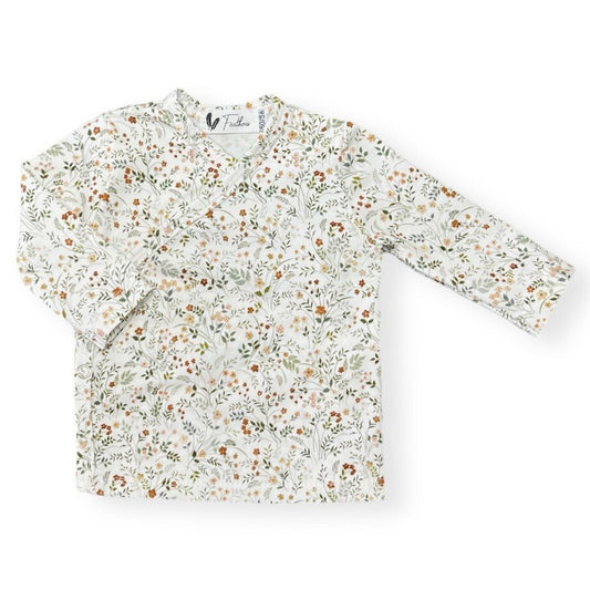 Baby Overslagshirtje Feathers - Wilde Bloemen