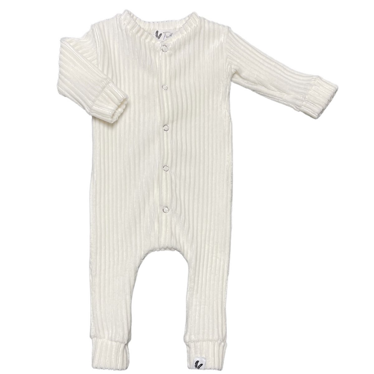 Baby Boxpakje Ribfluweel Feathers - Ecru