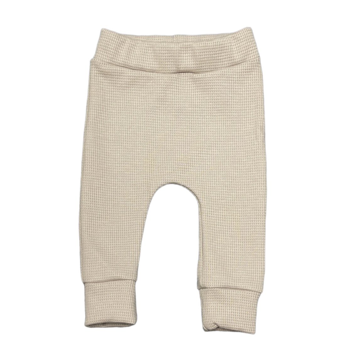 Newborn Jogger Wafelstof Feathers - Donkerbeige