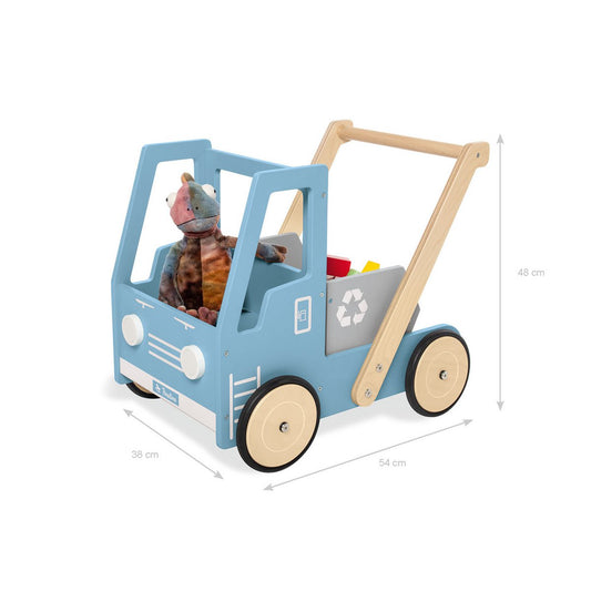 Learning Walker "Kipplaster Fred", blauw
