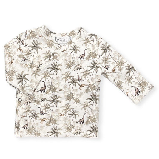 Baby Overslagshirtje Feathers - Dino's