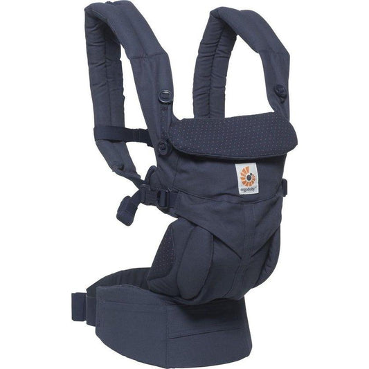 Babydraagzak Omni 360 Navy Mini Dots