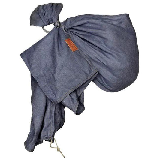 ByKay Ringsling Geweven Katoen - Donkere Jeans