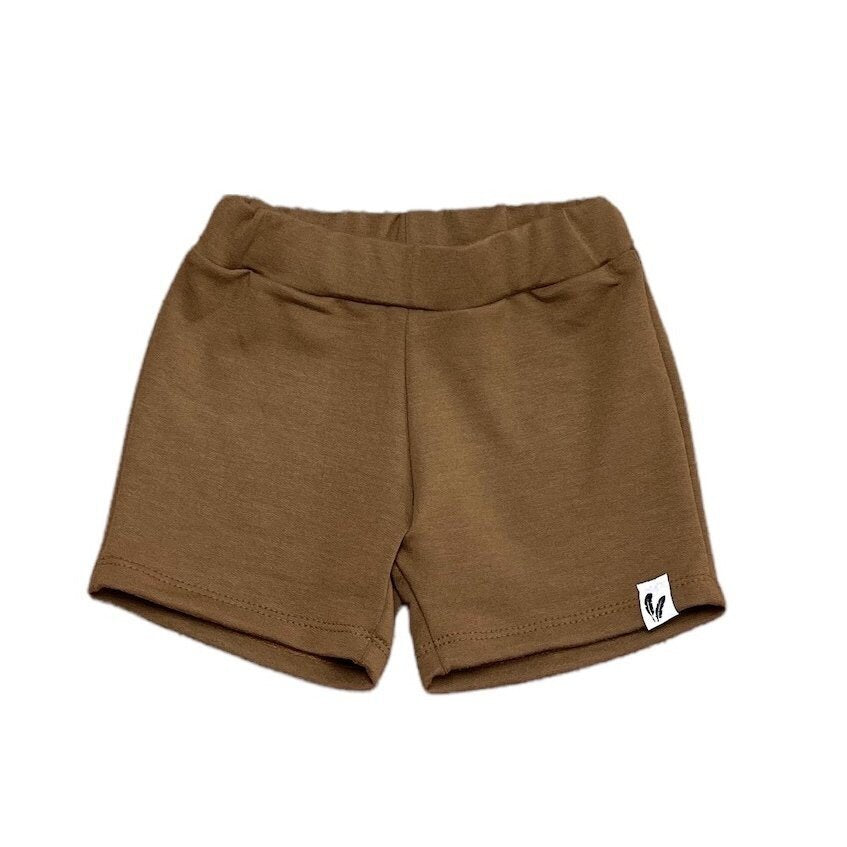 Baby Short Effen Feathers - Bruin
