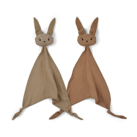 Ado Knuffeldoekje 2-pack Nuuroo - Lichtbruin / Zand