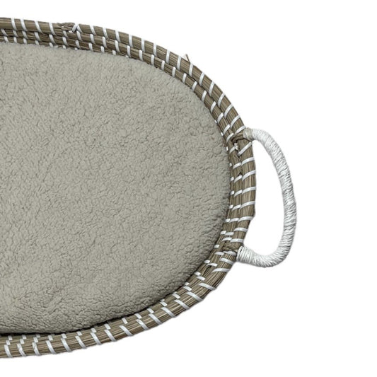 Matrashoes Mozesmand en Verschoonmand Teddy Feathers - Lichtbeige