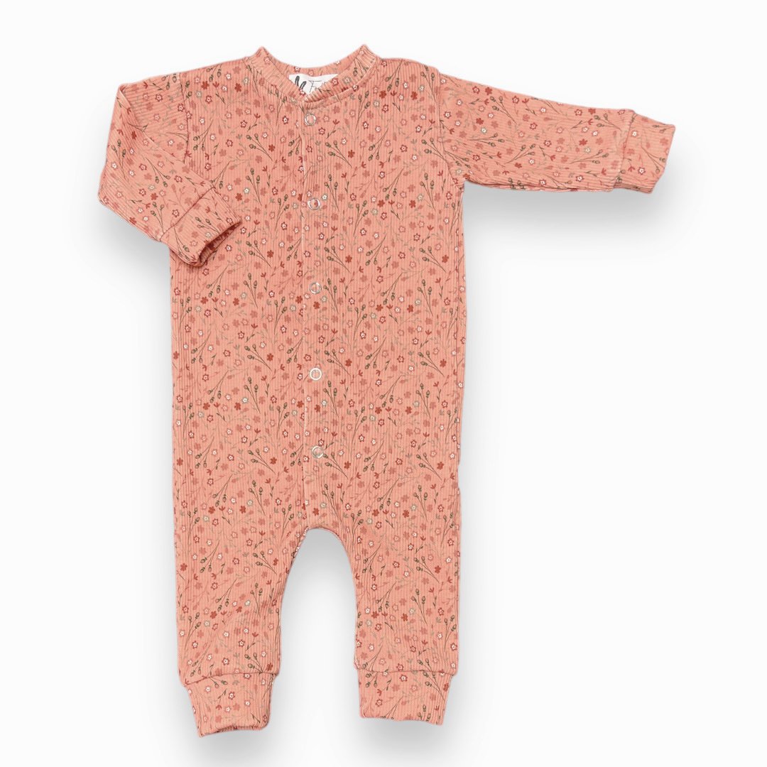 Baby Boxpakje Feathers - Roestbruine Bloemen