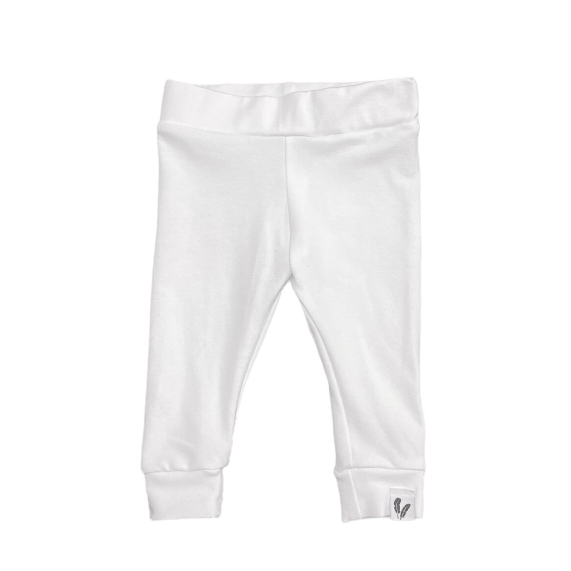 Newborn Broekje Effen Feathers - Wit