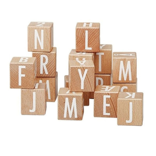 Zak met Houten ABC-blokken ByASTRUP