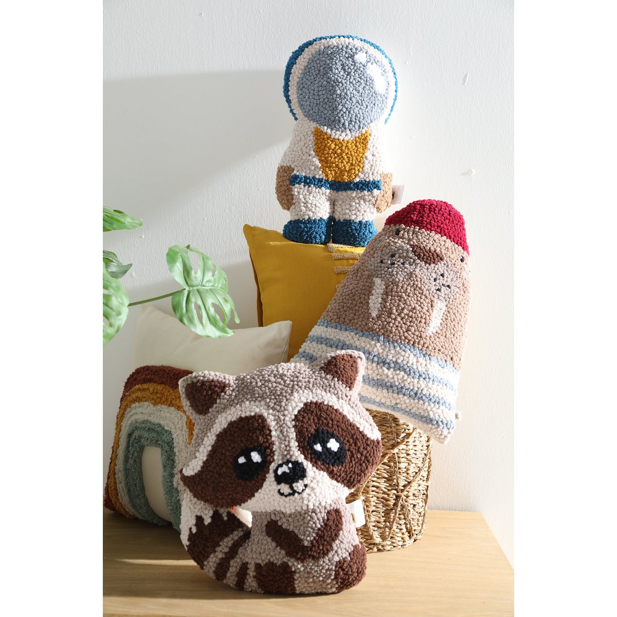 Nalle wasbeerkussen