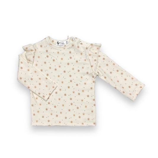 Baby Longsleeve Ruches Feathers - Sterbloemen
