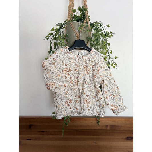 Baby Tuniek Stretch Feathers - Vintage Bloemen