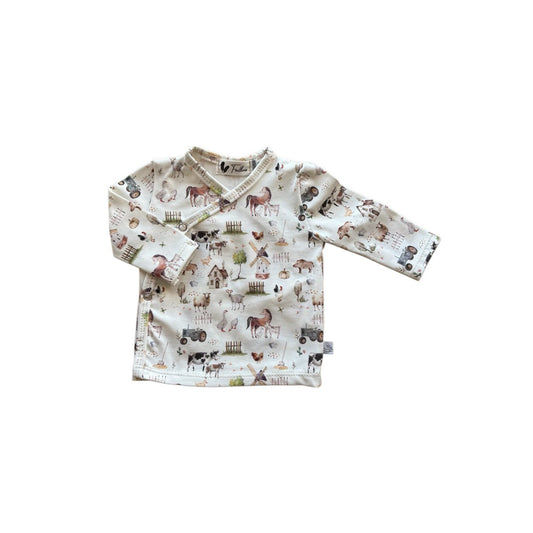 Baby Overslagshirtje Feathers - Platteland