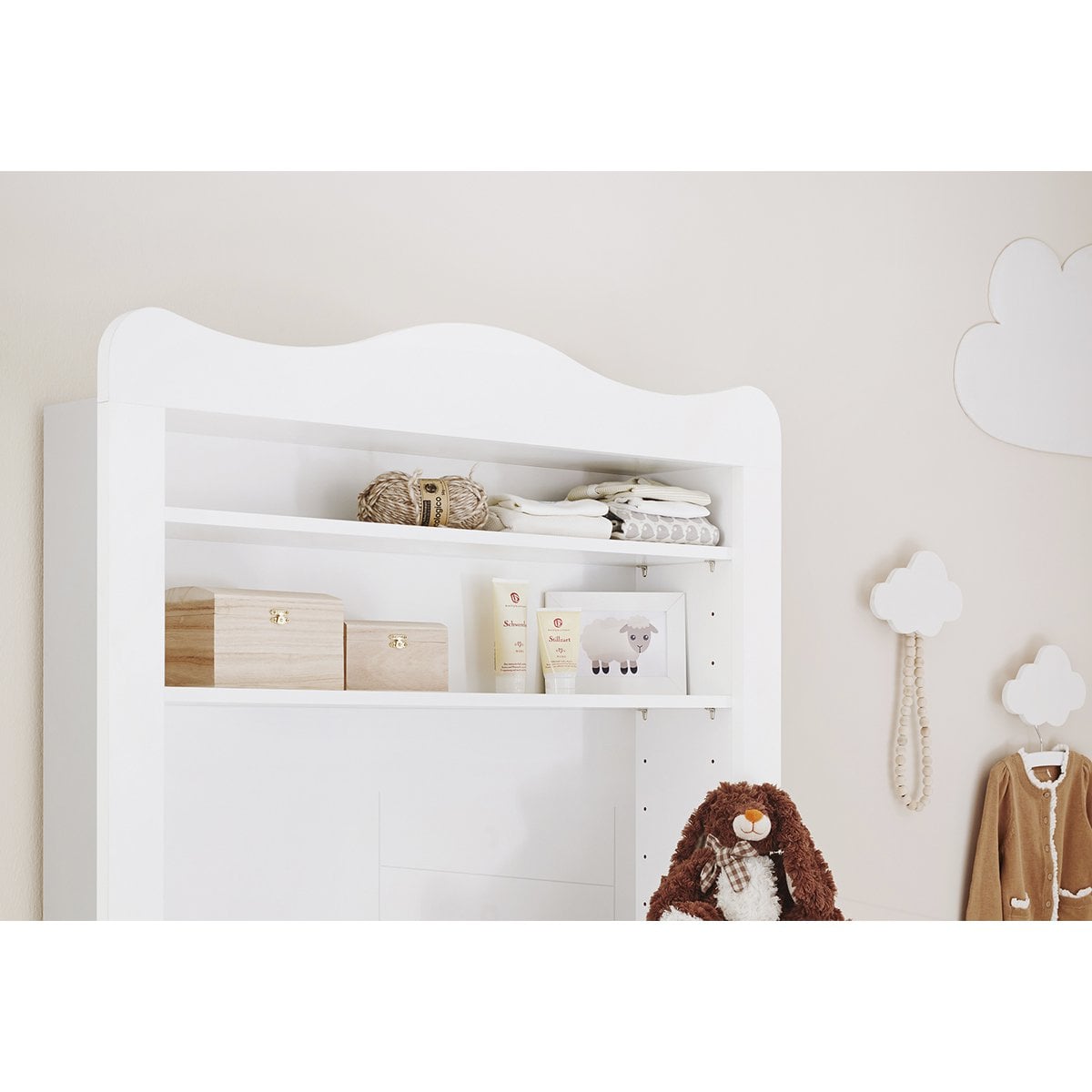 Kinderkamer "Florentina" extra brede incl. Extra brede plank -eenheid, 3 delen