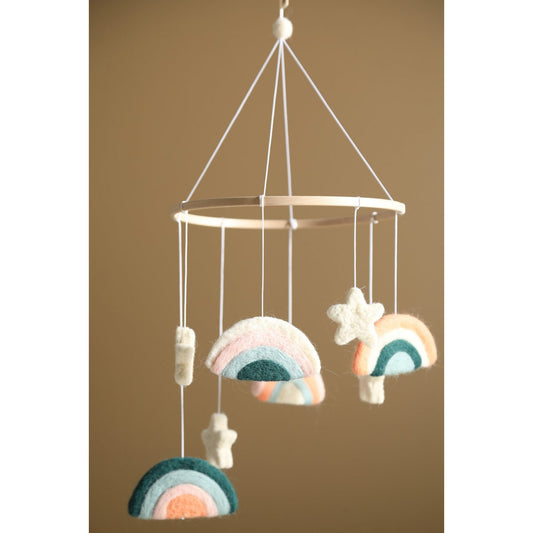 Regenboog Babymobiel Pastelbage 2 Stories - Pastel